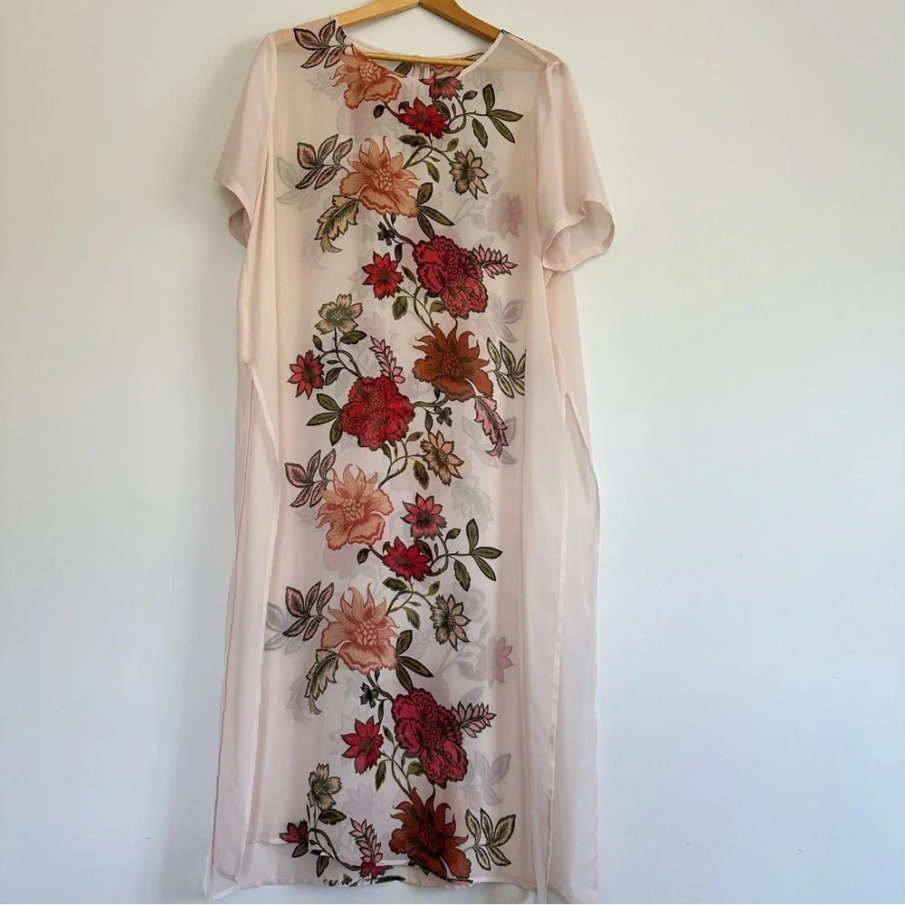 Vince Camuto Floral Tunic Beach coverup